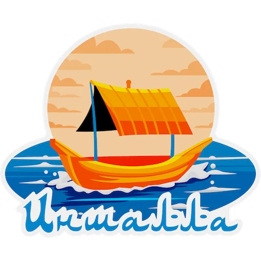 🙏 Стикер «Трое в Дубае» для Telegram