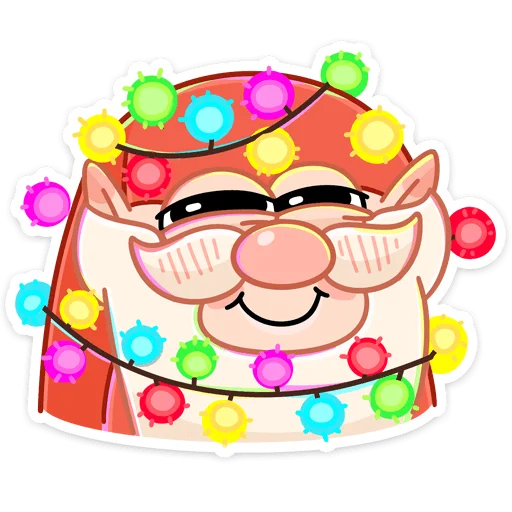 🎄 Стикер «Три О» для Telegram