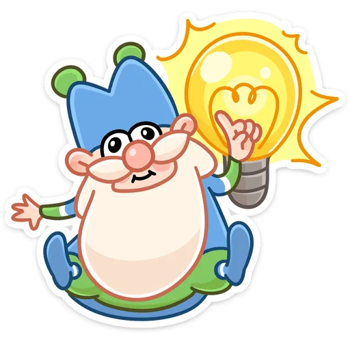 ☝️ Стикер «Три О» для Telegram