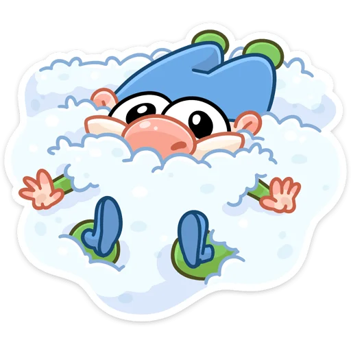 🛁 Стикер «Три О» для Telegram