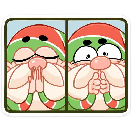 😌 Стикер «Три О» для Telegram
