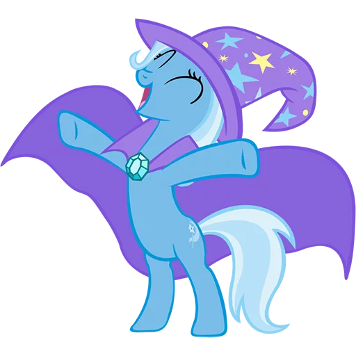 😍 Стикер «Great & Powerful Trixie!» для Telegram