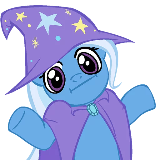 🤗 Стикер «Great & Powerful Trixie!» для Telegram
