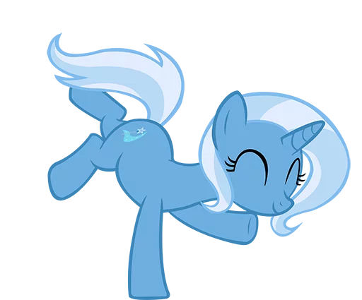 ☺️ Стикер «Great & Powerful Trixie!» для Telegram