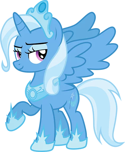 👸 Стикер «Great & Powerful Trixie!» для Telegram