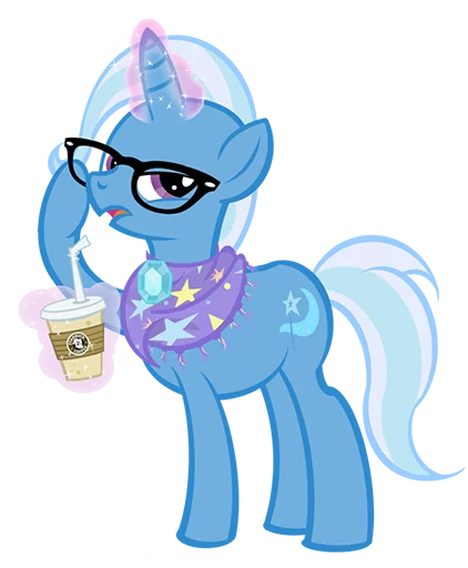 🤓 Стикер «Great & Powerful Trixie!» для Telegram