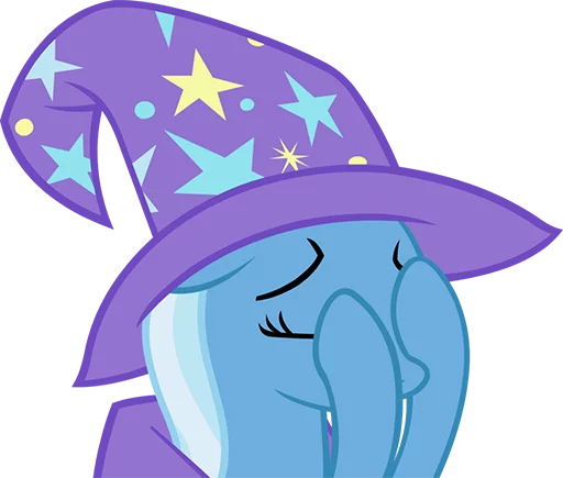 🙈 Стикер «Great & Powerful Trixie!» для Telegram