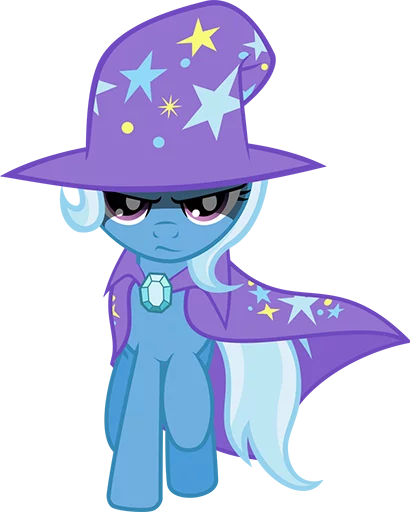 😠 Стикер «Great & Powerful Trixie!» для Telegram