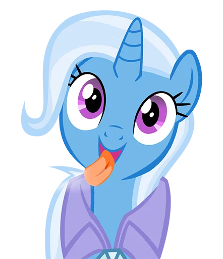 😋 Стикер «Great & Powerful Trixie!» для Telegram