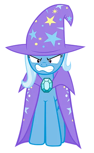 😡 Стикер «Great & Powerful Trixie!» для Telegram