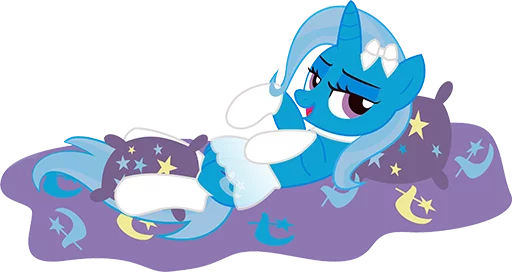 😴 Стикер «Great & Powerful Trixie!» для Telegram