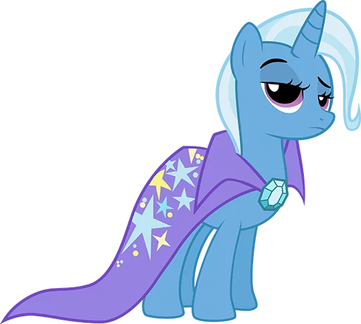 😒 Стикер «Great & Powerful Trixie!» для Telegram