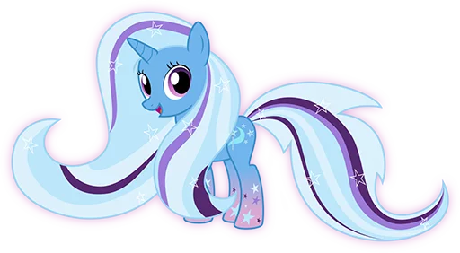 💫 Стикер «Great & Powerful Trixie!» для Telegram