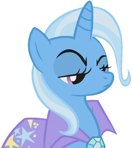 😑 Стикер «Great & Powerful Trixie!» для Telegram