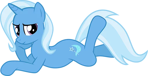 😅 Стикер «Great & Powerful Trixie!» для Telegram