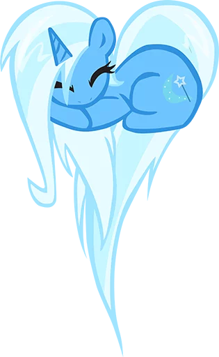 💙 Стикер «Great & Powerful Trixie!» для Telegram