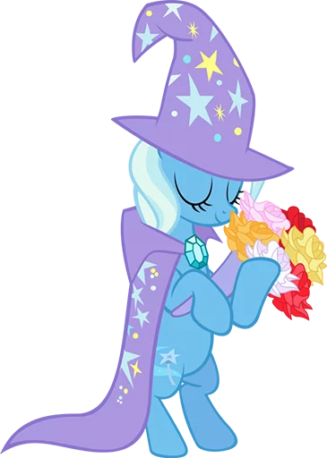 💐 Стикер «Great & Powerful Trixie!» для Telegram