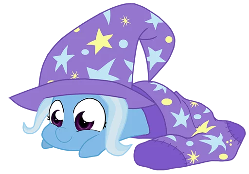 🐾 Стикер «Great & Powerful Trixie!» для Telegram