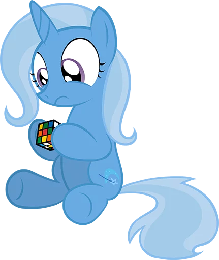 🤔 Стикер «Great & Powerful Trixie!» для Telegram