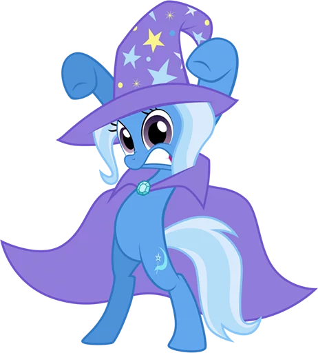 👻 Стикер «Great & Powerful Trixie!» для Telegram