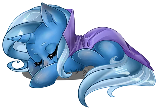 😴 Стикер «Great & Powerful Trixie!» для Telegram