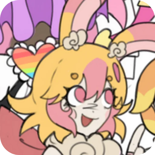 🐰 Стикер «†TRIXY† -->» для Telegram