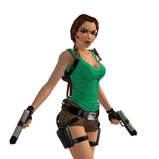 🌝 Стикер «Tomb Raider Memes» для Telegram