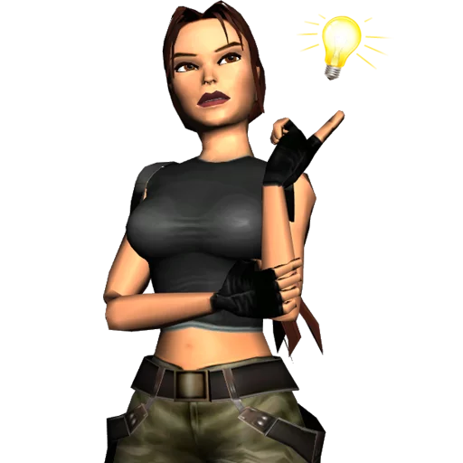 💫 Стикер «Tomb Raider Memes» для Telegram