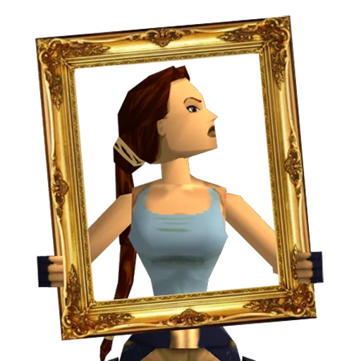 🌈 Стикер «Tomb Raider Memes» для Telegram
