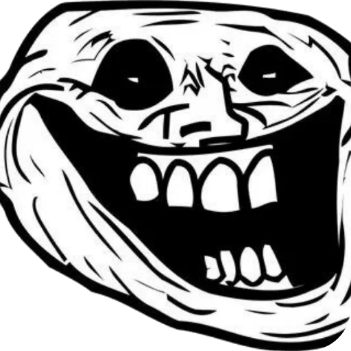 🖼 Стикер «Scary Troll Face» для Telegram