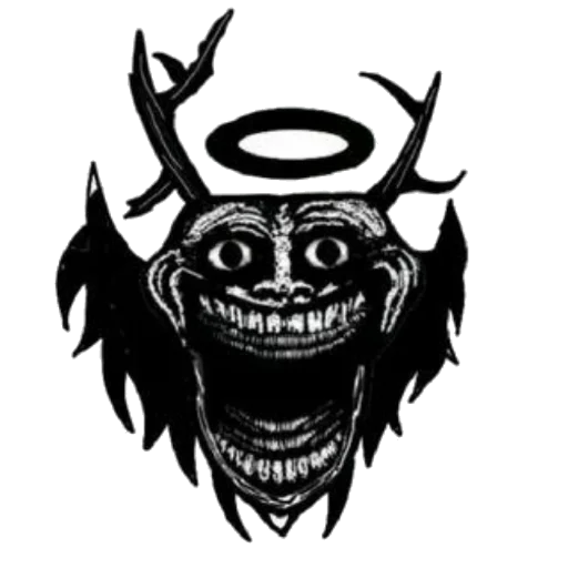 🔳 Стикер «Scary Troll Face» для Telegram