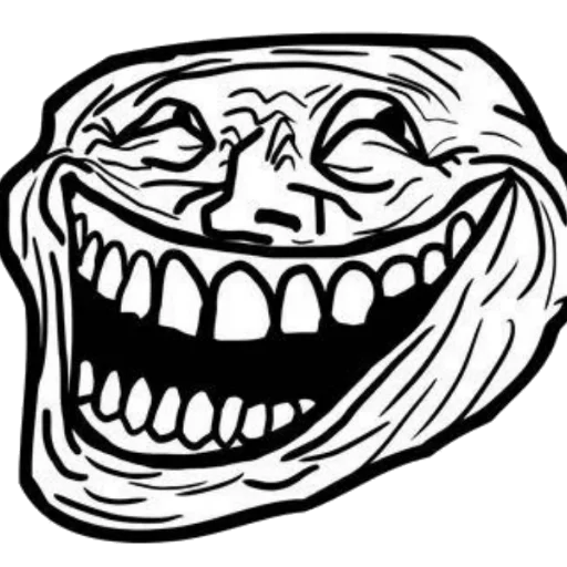🍲 Стикер «Scary Troll Face» для Telegram