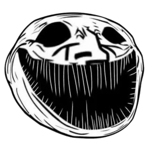 Стикерпак Scary Troll Face для Telegram