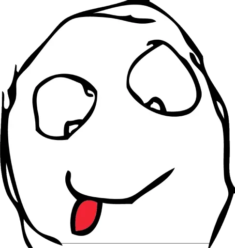 😛 Стикер «Trollfaces» для Telegram