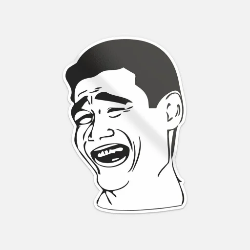 🤩 Стикер «Trollfaces» для Telegram