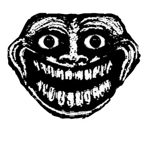 👍 Стикер «trollface creepy» для Telegram