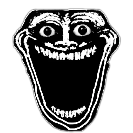 Стикерпак trollface creepy для Telegram