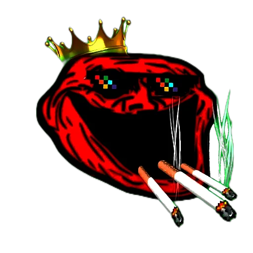 🚦 Стикер «trollface creepy» для Telegram
