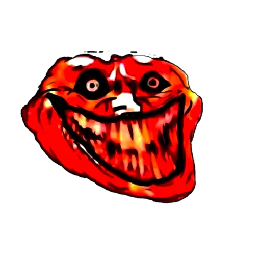👍 Стикер «trollface creepy» для Telegram