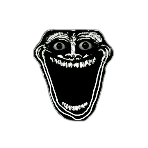 💀 Стикер «TROLL FACE HORROR» для Telegram