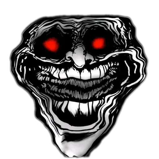 💀 Стикер «TROLL FACE HORROR» для Telegram