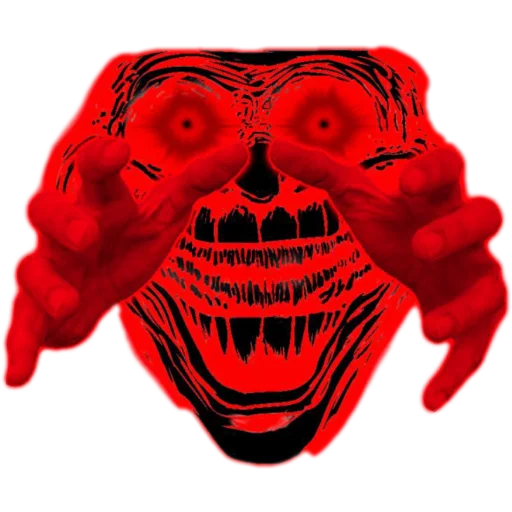 👐 Стикер «TROLL FACE HORROR» для Telegram