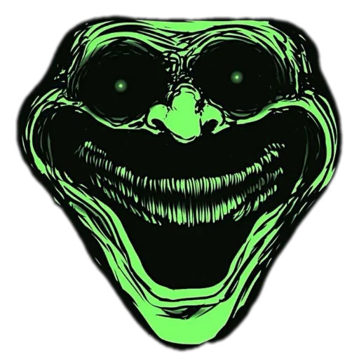 🚦 Стикер «TROLL FACE HORROR» для Telegram