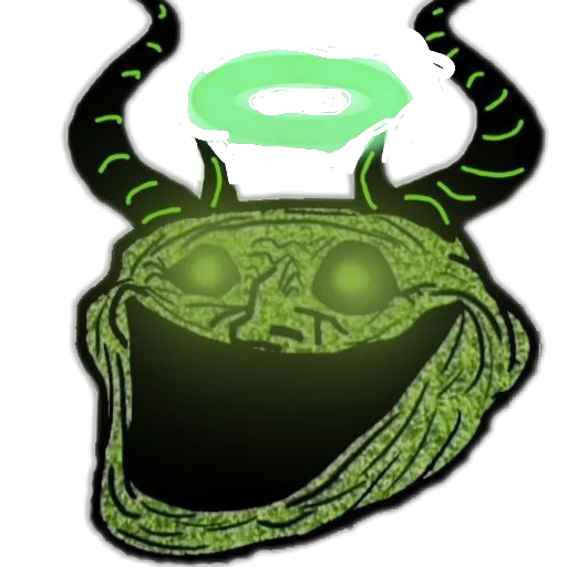 💀 Стикер «TROLL FACE HORROR» для Telegram