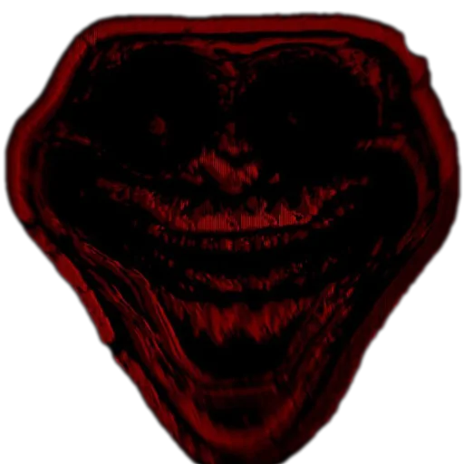 ❤ Стикер «TROLL FACE HORROR» для Telegram