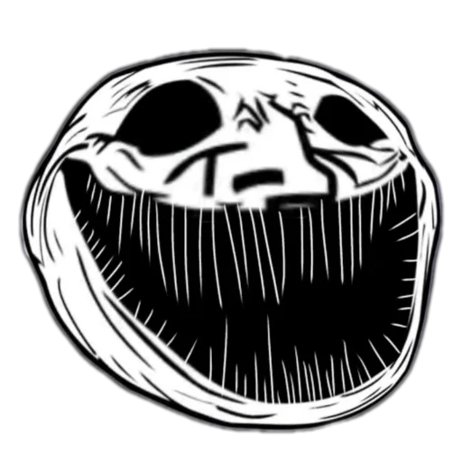 🤘 Стикер «TROLL FACE HORROR» для Telegram
