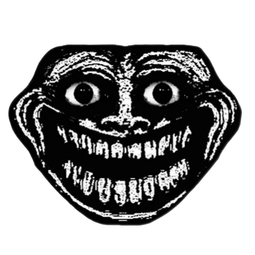 👏 Стикер «TROLL FACE HORROR» для Telegram