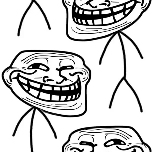 🤡 Стикер «Troll Face» для Telegram