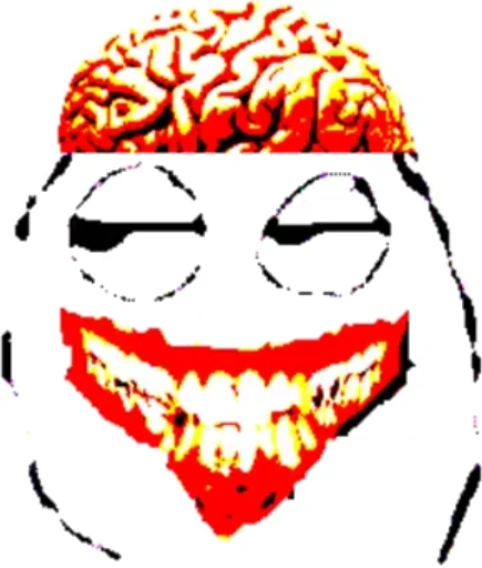 🧠 Стикер «trollge» для Telegram