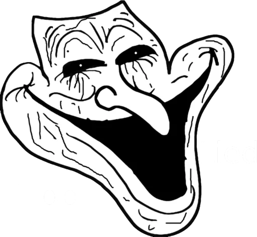 😭 Стикер «trollge» для Telegram
